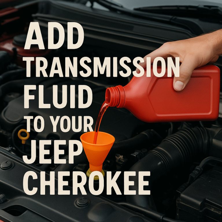 How to Easily Add Transmission Fluid to Your Jeep Cherokee: Step-by - How To Check Transmission Fluid In Jeep Cherokee