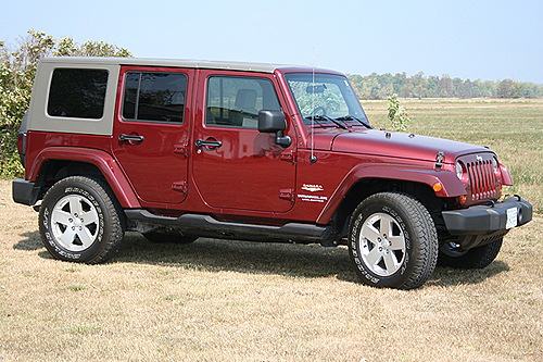 2008 4 Door Jeep Wrangler Sahara