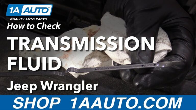 2012 Jeep Wrangler Transmission Fluid