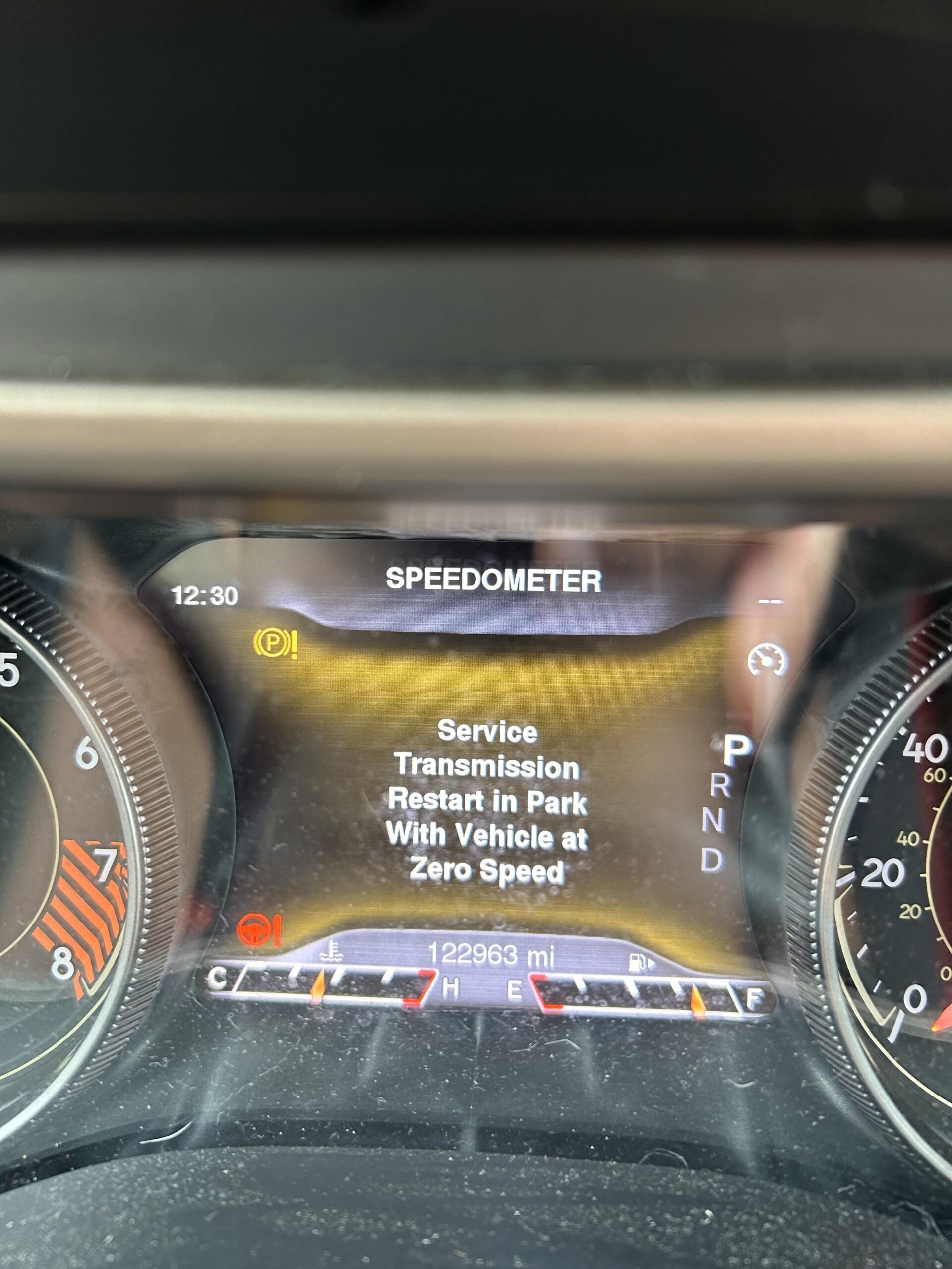 2014 Jeep Cherokee Service Transmission Message