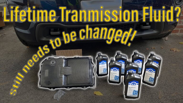 2014 Jeep Grand Cherokee Transmission Fluid Change