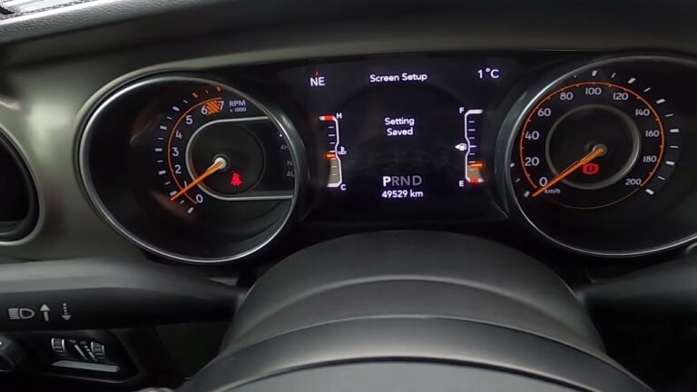 2018 Jeep Wrangler Odometer Not Showing