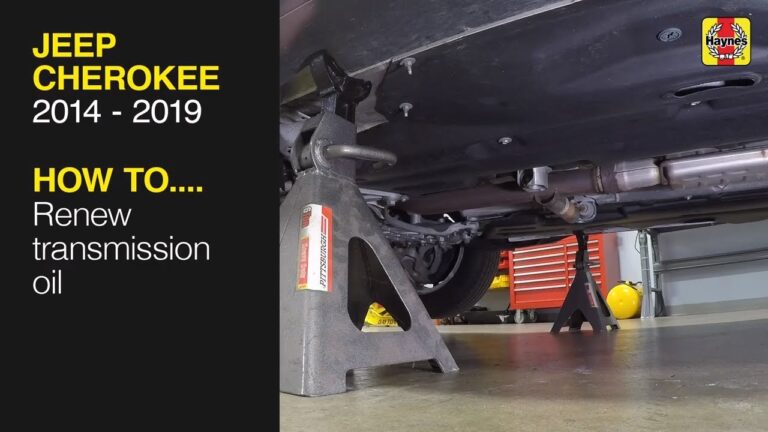 2019 Jeep Cherokee Transmission Fluid Change