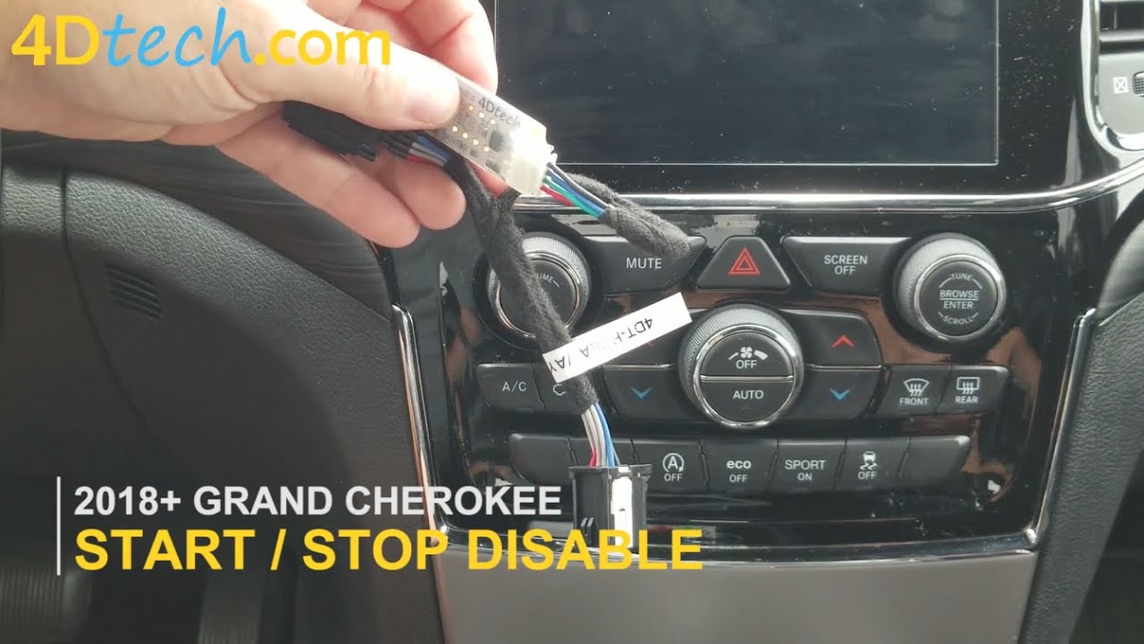 2019 Jeep Grand Cherokee Auto Start Stop Disable
