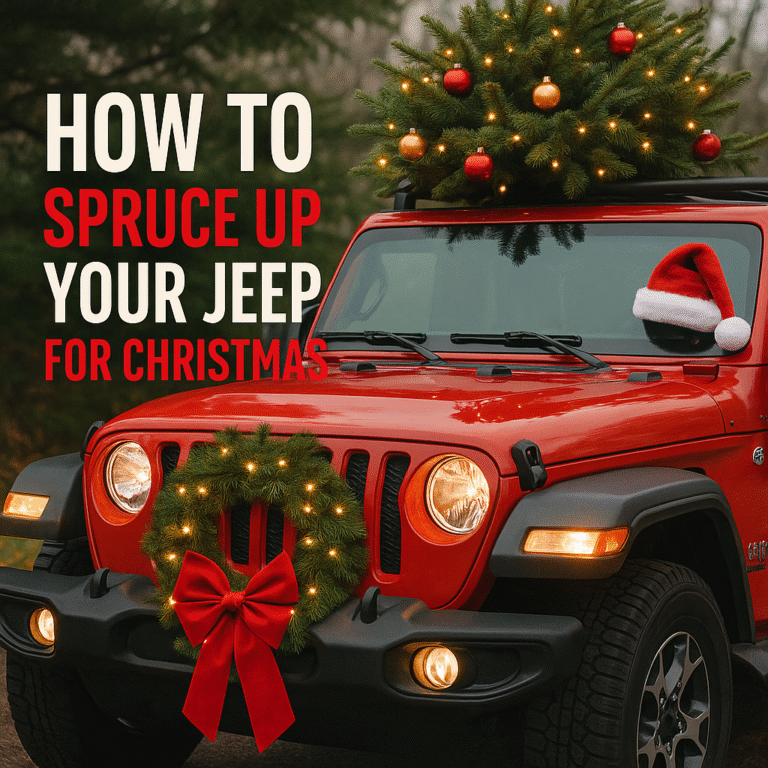How to Spruce Up Your Jeep for Christmas