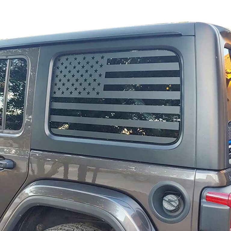 American Flag Decal for Jeep