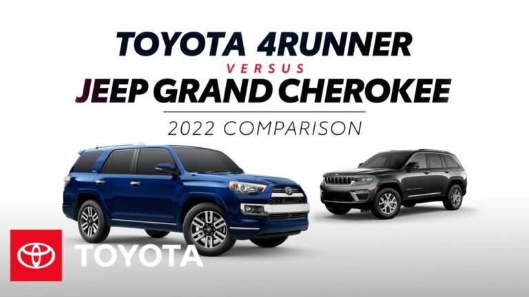 Compare Jeep Grand Cherokee And Toyota 4Runner