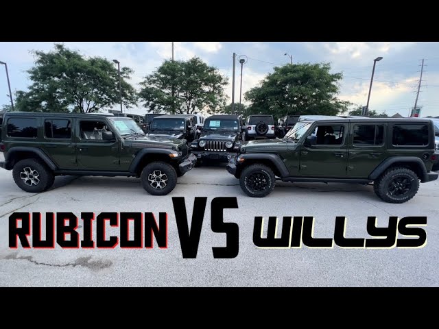 Difference between Jeep Willys And Rubicon: Unveiling Legends