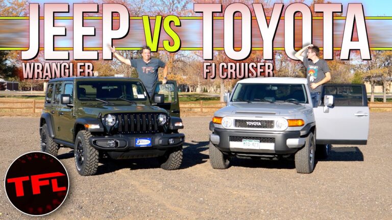 Fj Cruiser Versus Jeep Wrangler