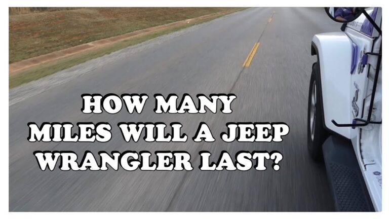 How Many Miles is a Jeep Wrangler Good for