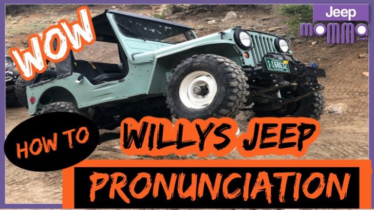 How to Pronounce Jeep Willys