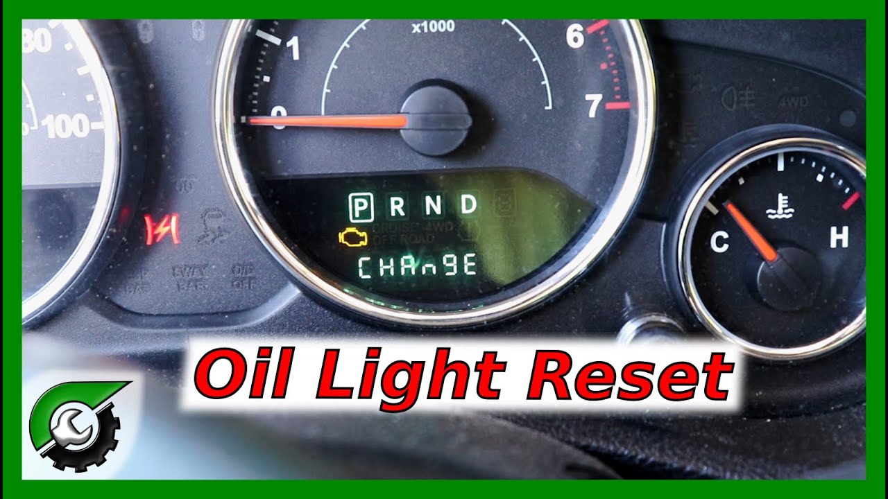 How to Reset Oil Change in Jeep Wrangler