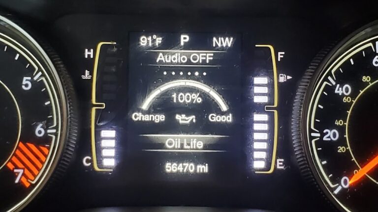 How to Reset Oil Life 2014 Jeep Cherokee