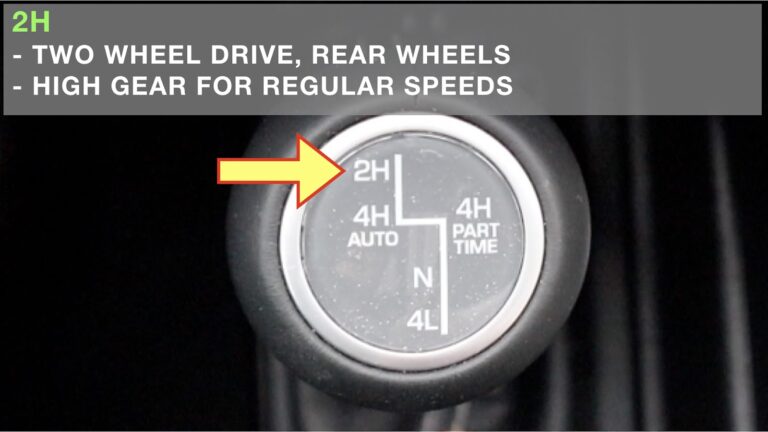 How to Switch from 2H to 4H Jeep Wrangler Automatic