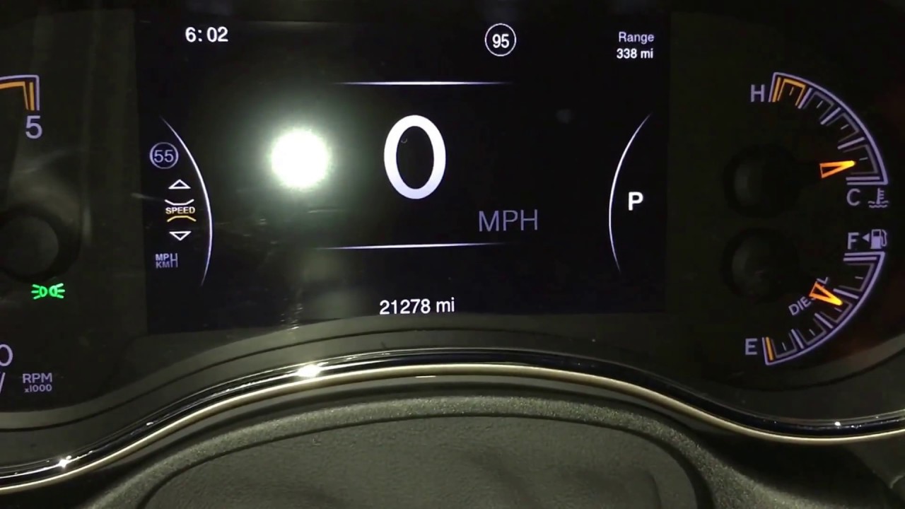 Jeep Grand Cherokee Digital Speedometer