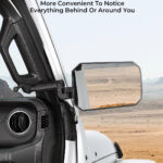 Jeep JL Mirrors Doors Off: Adventure with Style