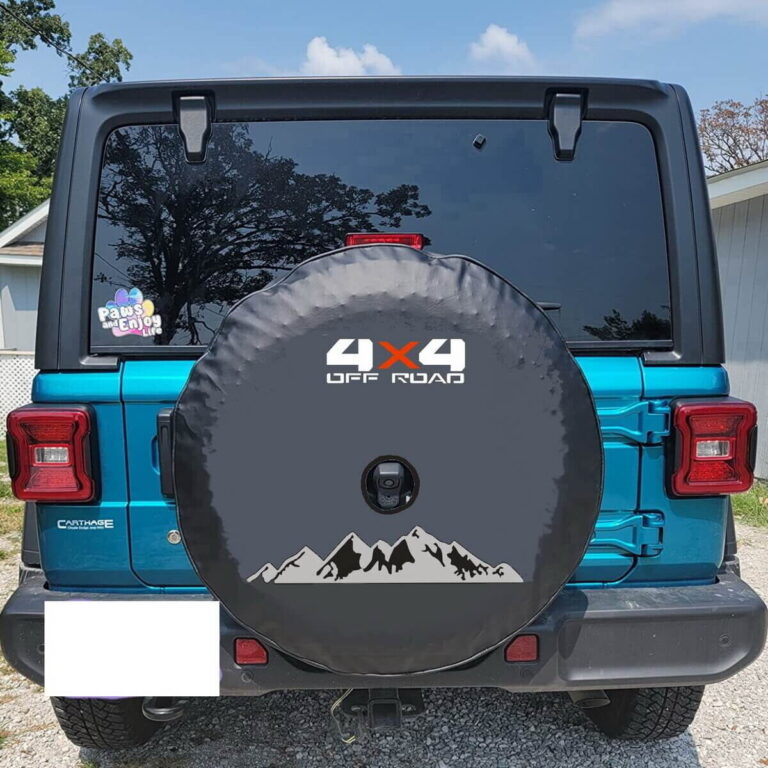 Jeep Spare Tire Cover With Camera Hole