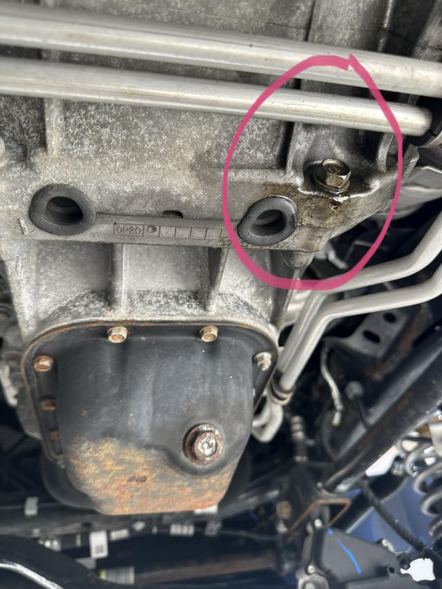 Jeep Wrangler Oil Leak between Engine And Transmission