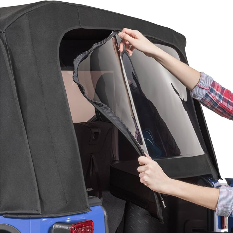 Jeep Wrangler Soft Top Rear Window Replacement: Easy Guide