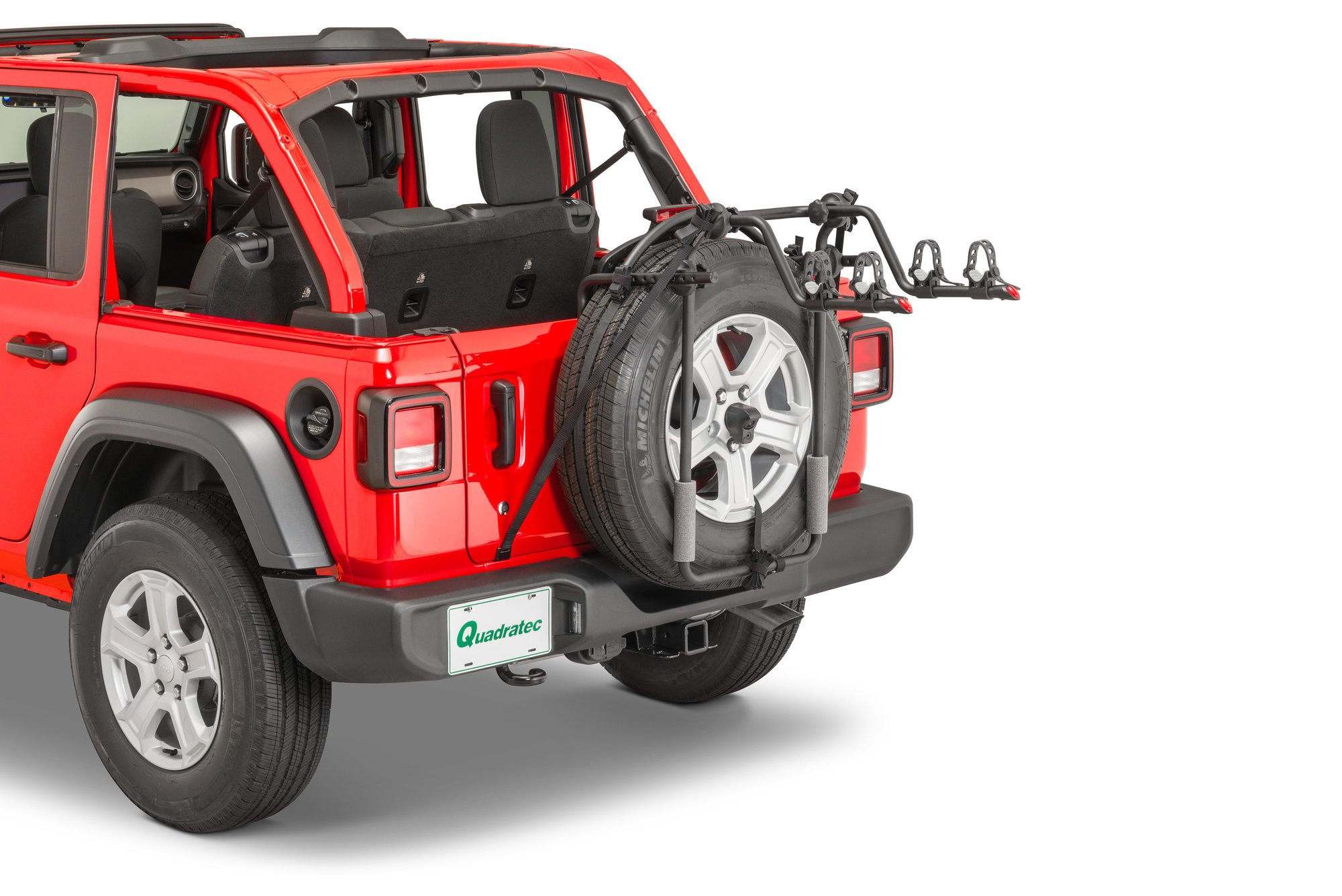 Jeep Wrangler Spare Tire Bike Rack