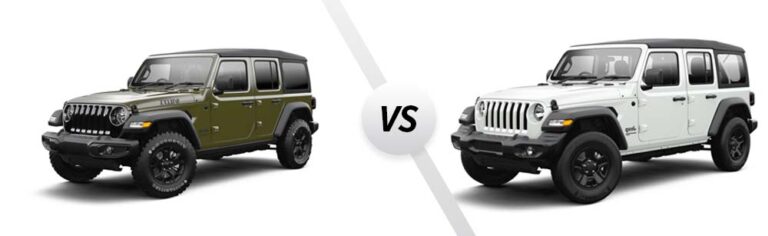 Jeep Wrangler Sport Vs Willys