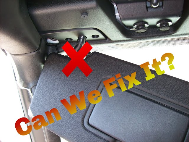 Jeep Wrangler Sun Visor Repair