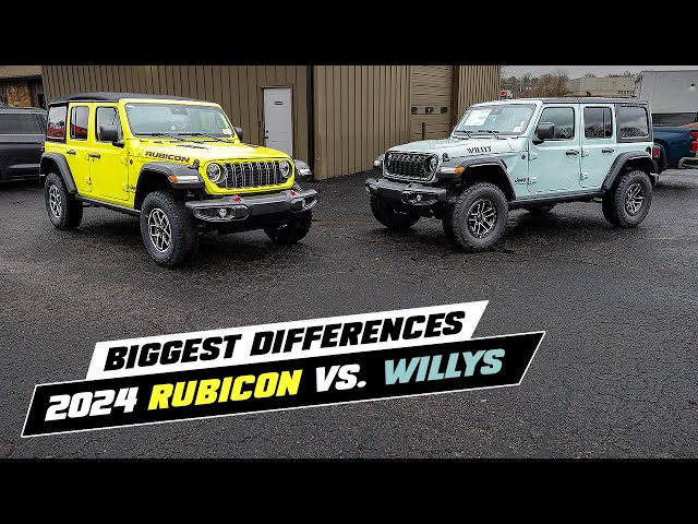Jeep Wrangler Willys Vs Rubicon
