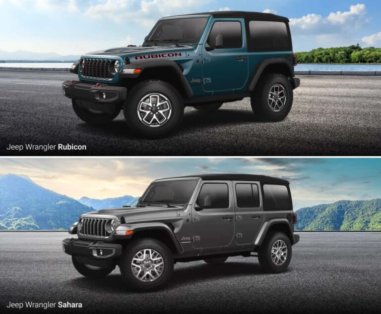 Jeep Wrangler Willys Vs Sahara