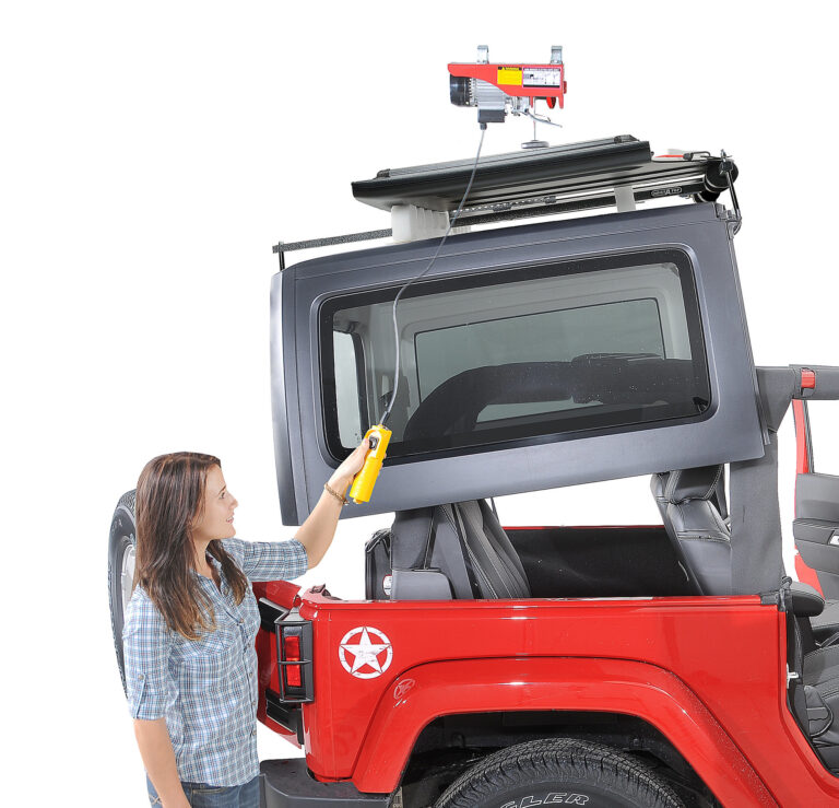 Power Hoist for Jeep Top