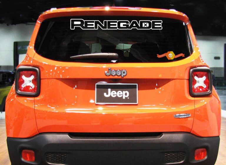 Window Banner for Jeep Renegade