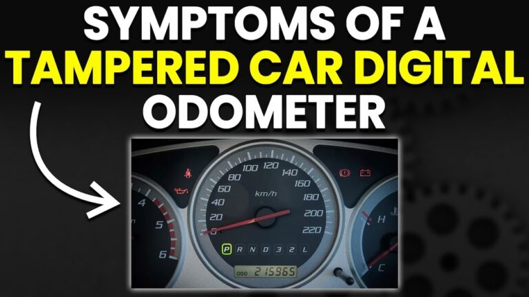How Can You Tell If Odometer Has Been Tampered With