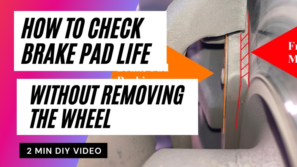How to Check Brake Pad Thickness Without Removing Wheel