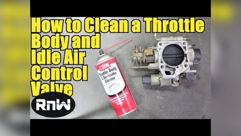 How to Clean Idle Air Control Valve Without Removing