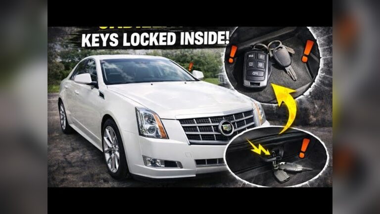 How to Unlock a Cadillac Srx With Keys Locked Inside