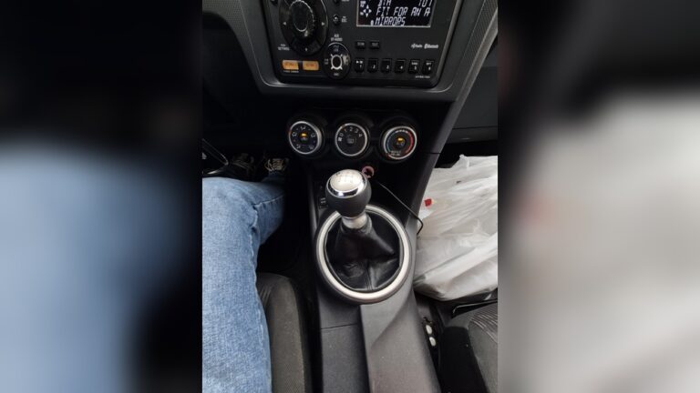 When Parking Downhill in a Car With a Manual Transmission
