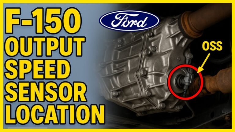 Where is the 2013 Ford F150 Output Speed Sensor Located