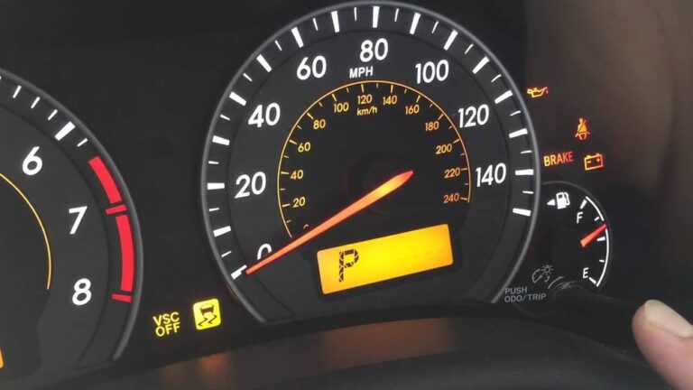 How to Reset Toyota Corolla Maintenance Light 2010